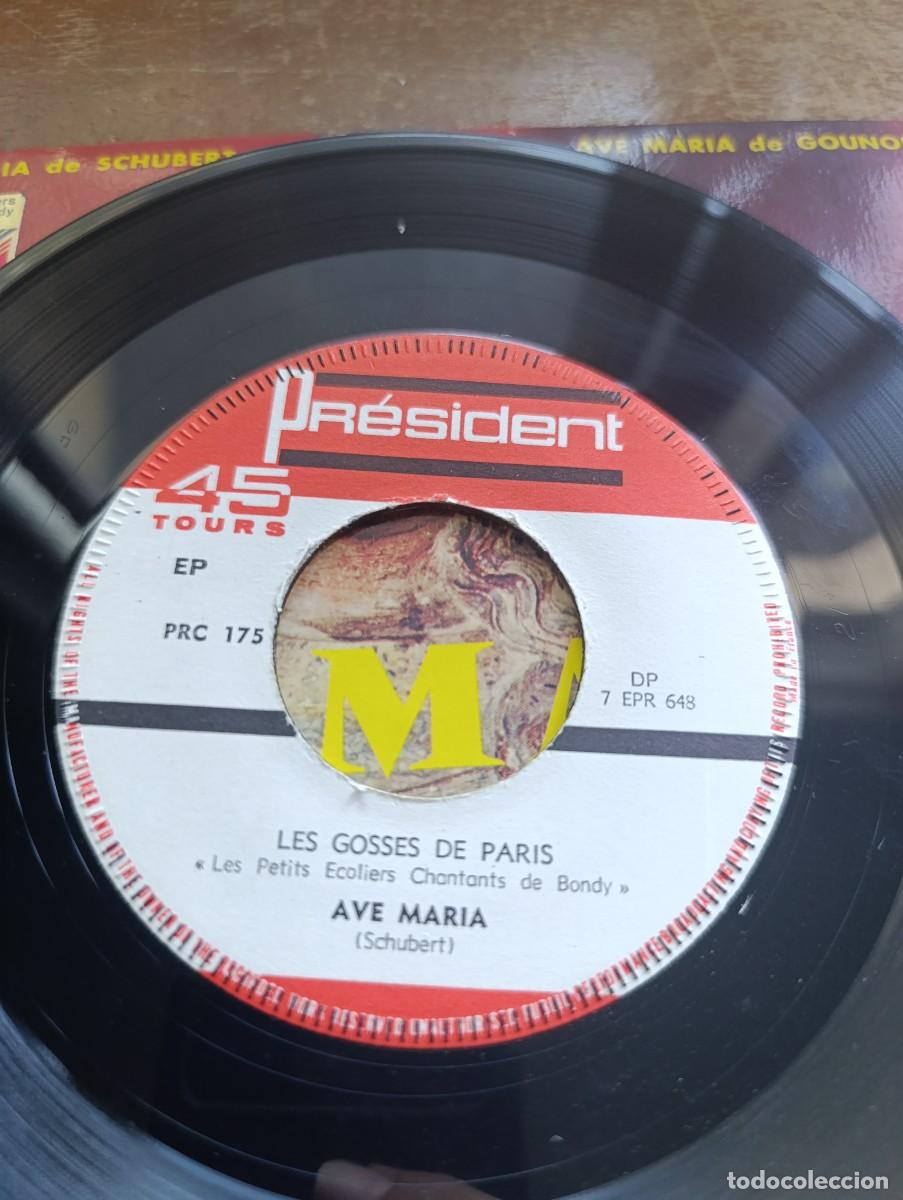 Discos de vinilo: Disco de vinilo EP Les Gosses de Paris &ndash; Ave Maria - Foto 5