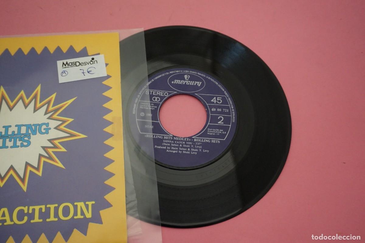 Discos de vinilo: SINGLE - ROLLING HITS - SATISFACTION - EL VINILO ESTA COMO NUEVO - Foto 2