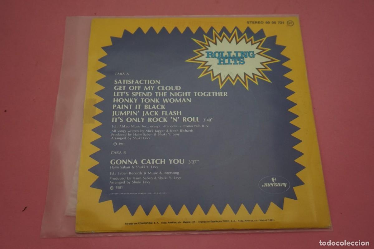 Discos de vinilo: SINGLE - ROLLING HITS - SATISFACTION - EL VINILO ESTA COMO NUEVO - Foto 3