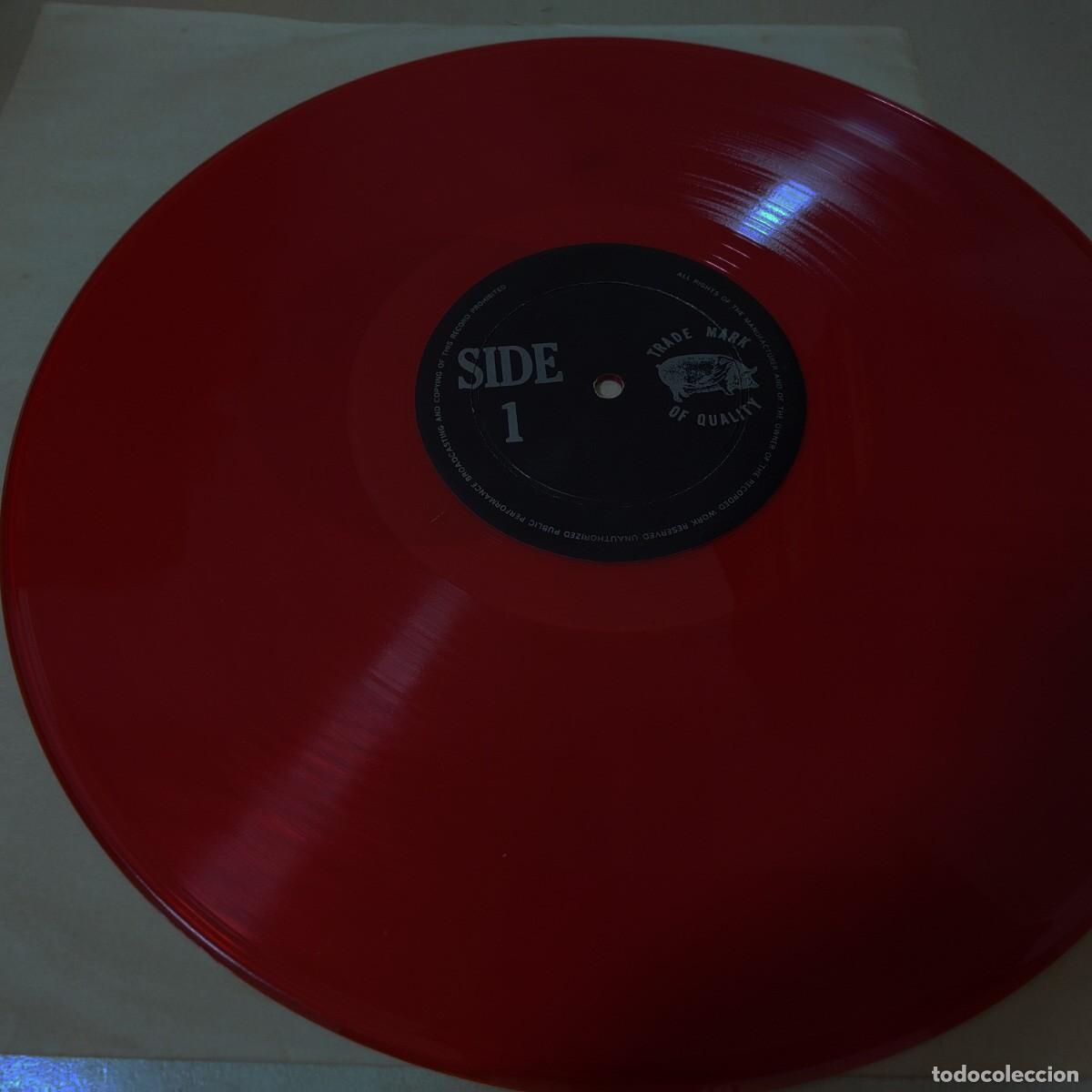Vinyl records: Led Zeppelin Mudslide 1lp live 1971 red vinyl Usa pressing very very rare!!!