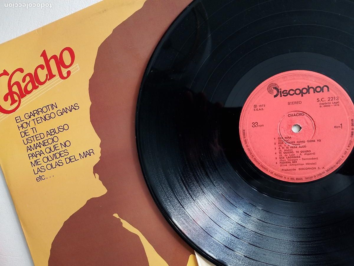 Discos de vinilo: CHACHO-EL GARROTIN-ORIGINAL 1977 - Foto 4