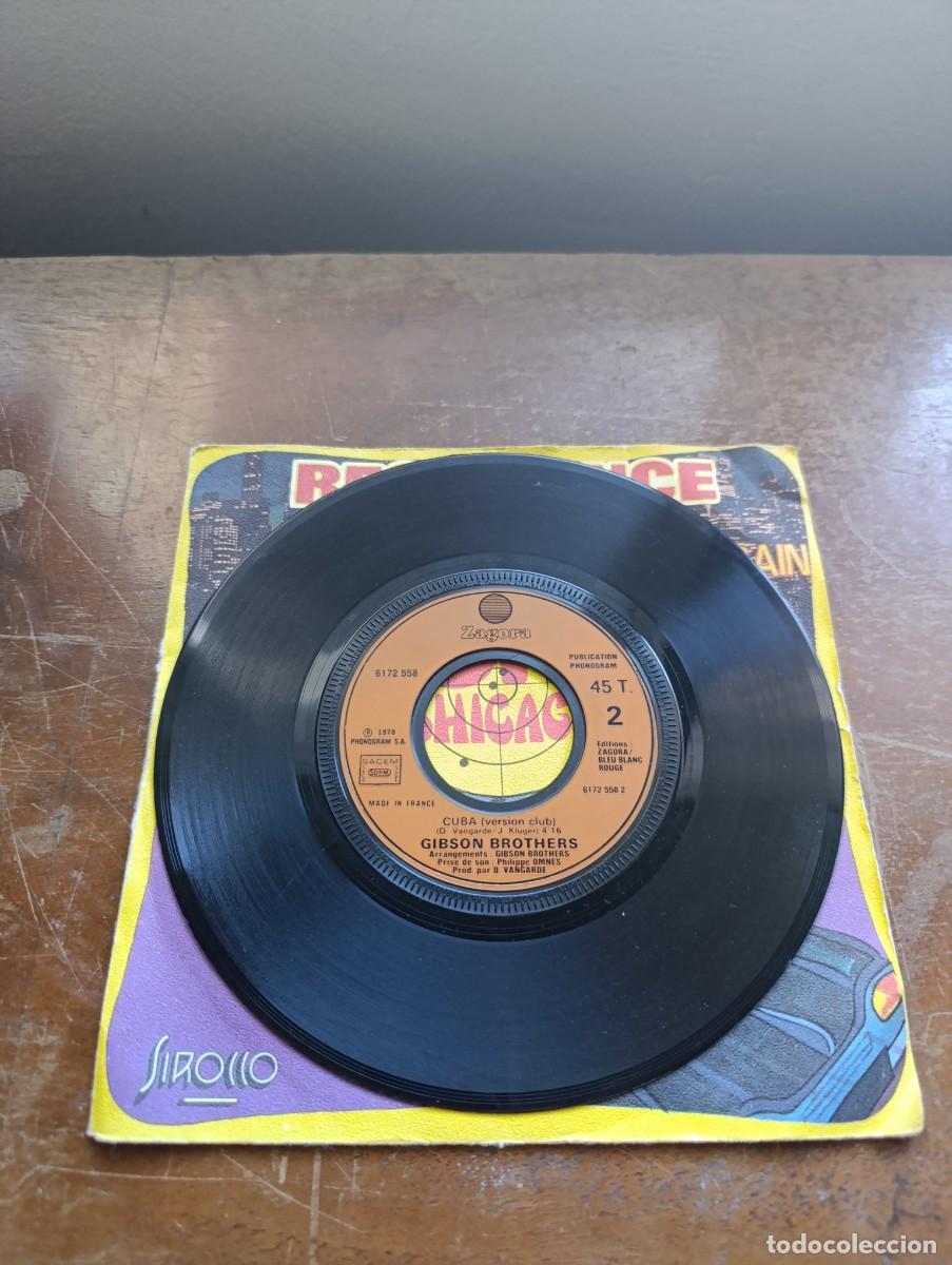 Discos de vinilo: Disco de vinilo single Gibson Brothers &ndash; Cuba - Foto 5