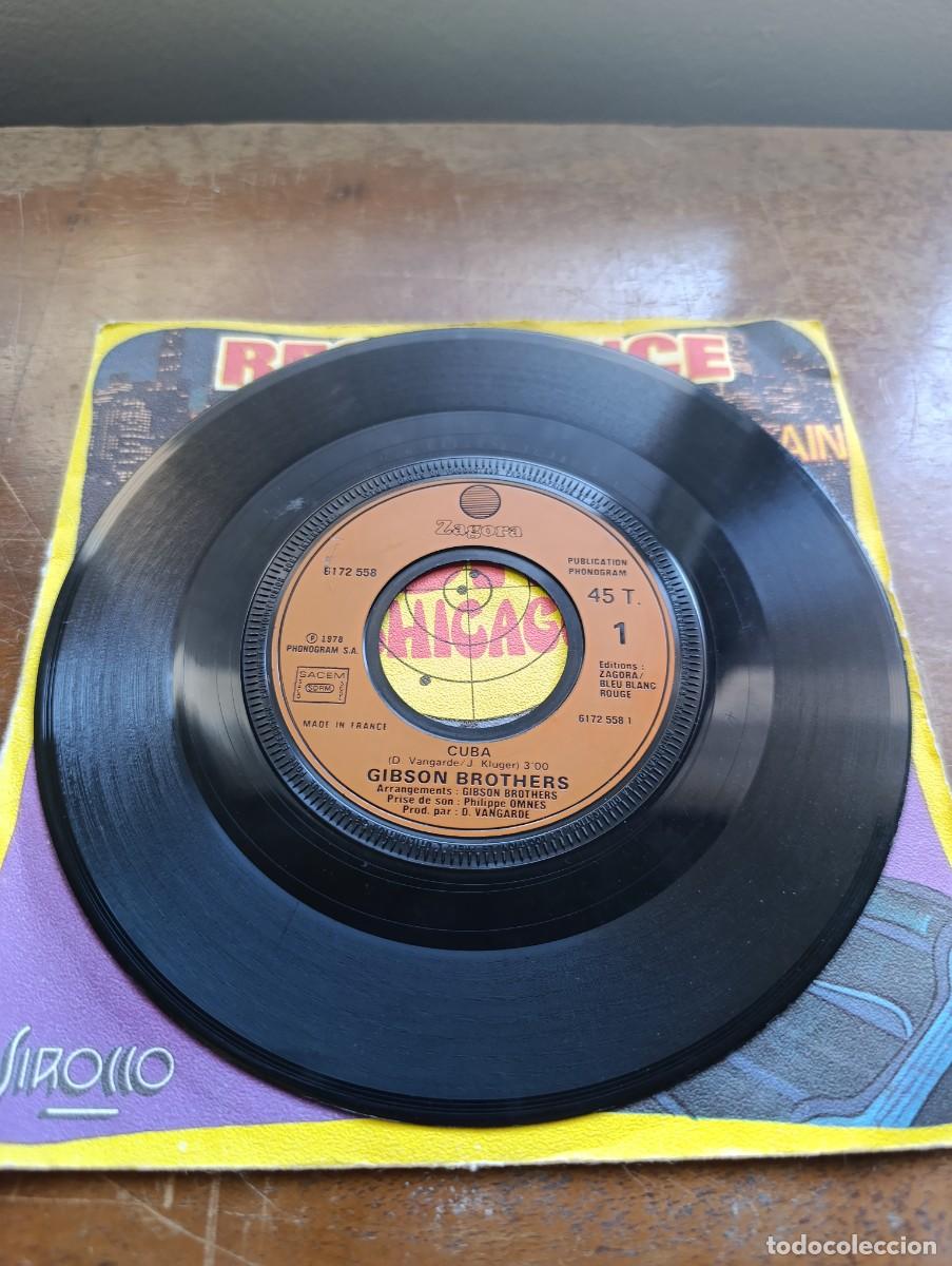 Discos de vinilo: Disco de vinilo single Gibson Brothers &ndash; Cuba - Foto 7