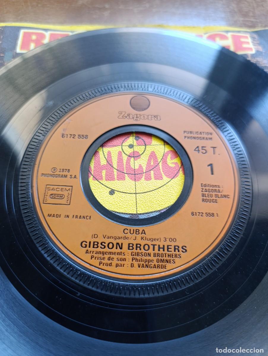 Discos de vinilo: Disco de vinilo single Gibson Brothers &ndash; Cuba - Foto 8