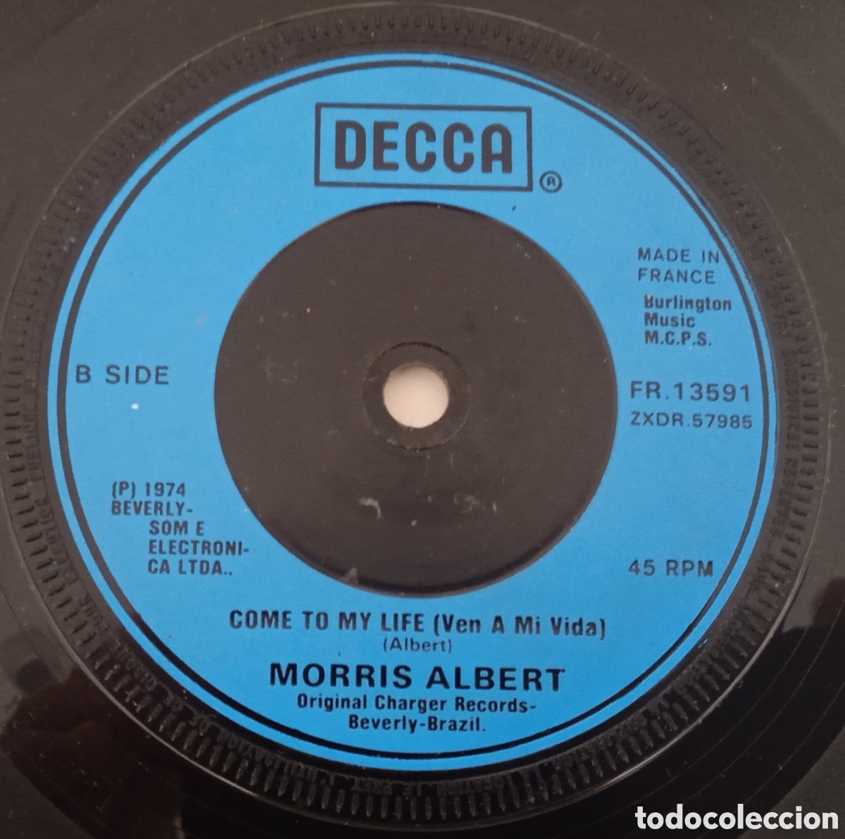 Discos de vinilo: MORRIS ALBERT - Feelings (1974) single - Foto 2