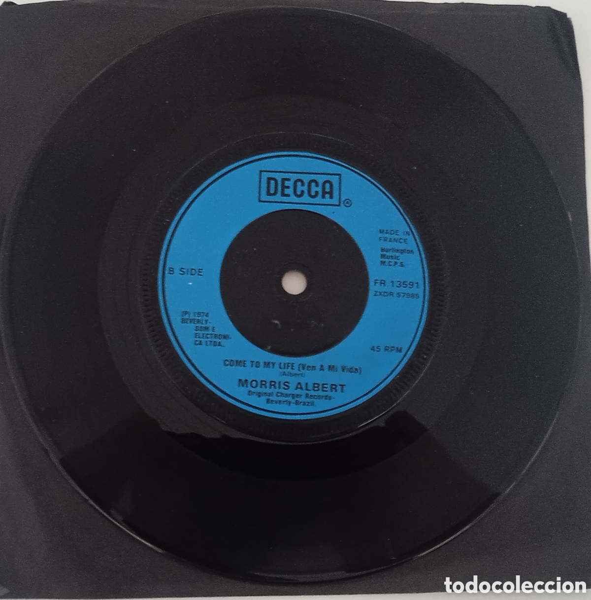 Discos de vinilo: MORRIS ALBERT - Feelings (1974) single - Foto 4