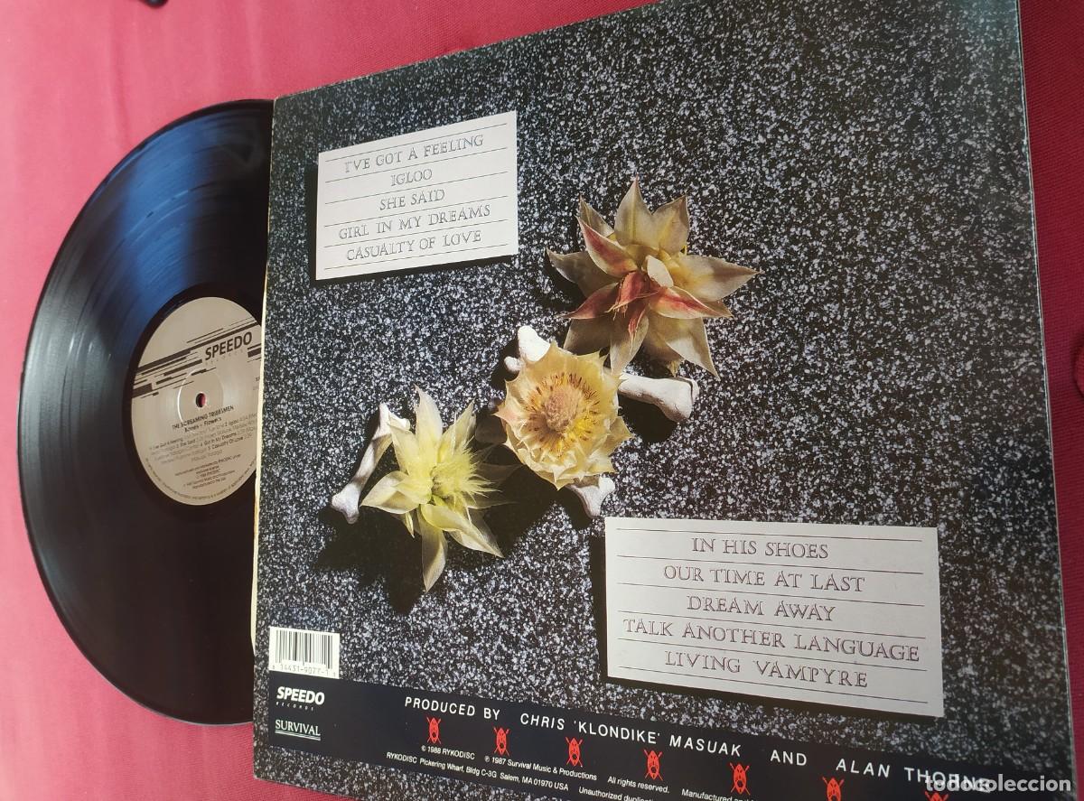 Discos de vinilo: LP The screaming Tribesmen: Bones + flowers 1987 - Foto 2