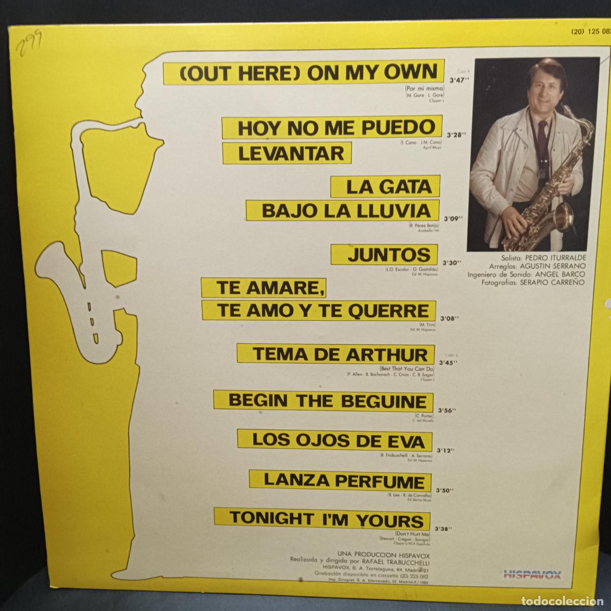 Discos de vinilo: PEDRO ITURRALDE. LP 1984 Grandes Exitos. - Foto 2
