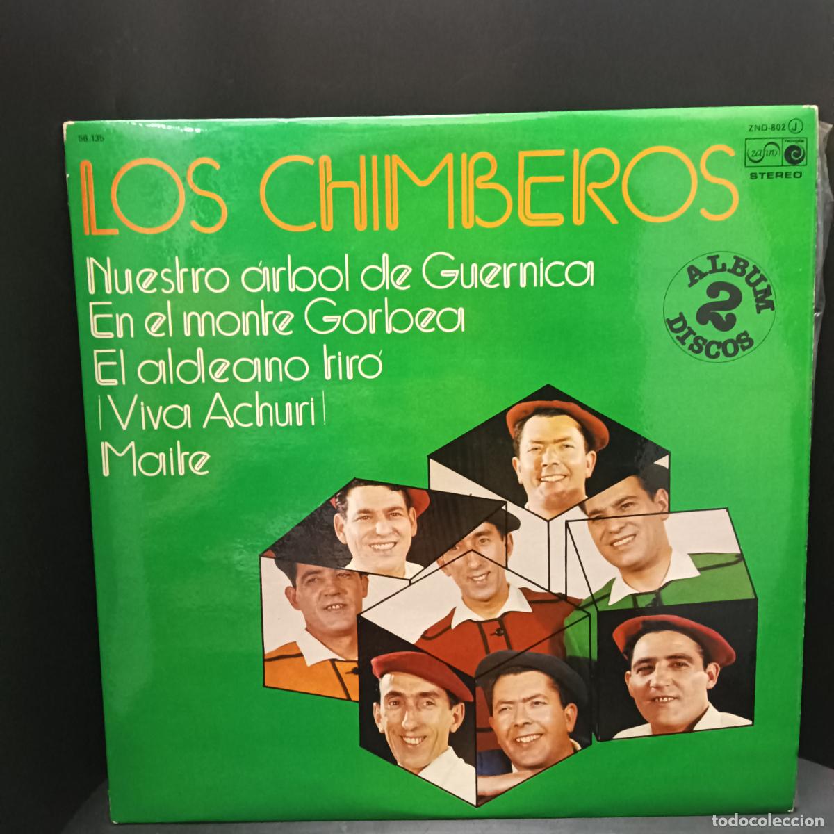 Discos de vinilo: Los Chimberos 2 DISCOS LP. Folk vasco. - Foto 1