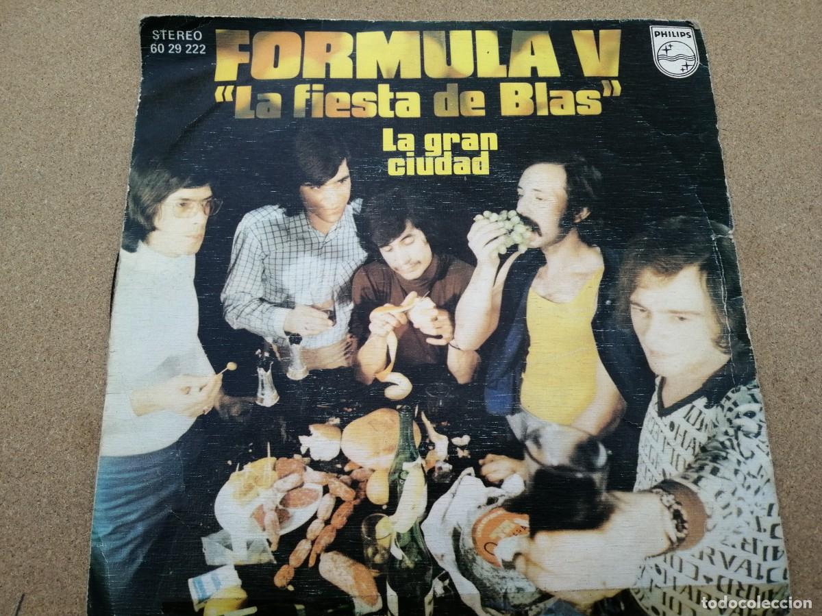Discos de vinilo: DISCO SINGLE. FORMULA V (LA FIESTA DE BLAS - LA GRAN CIUDAD) - Foto 1