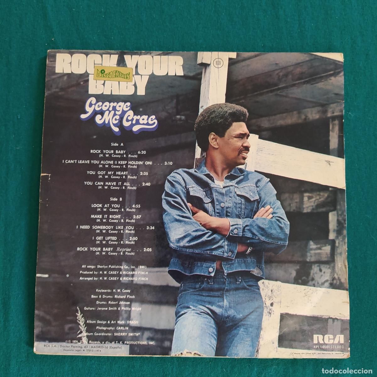 Discos de vinilo: George Mc Crae &ndash; Rock Your Baby - Foto 2
