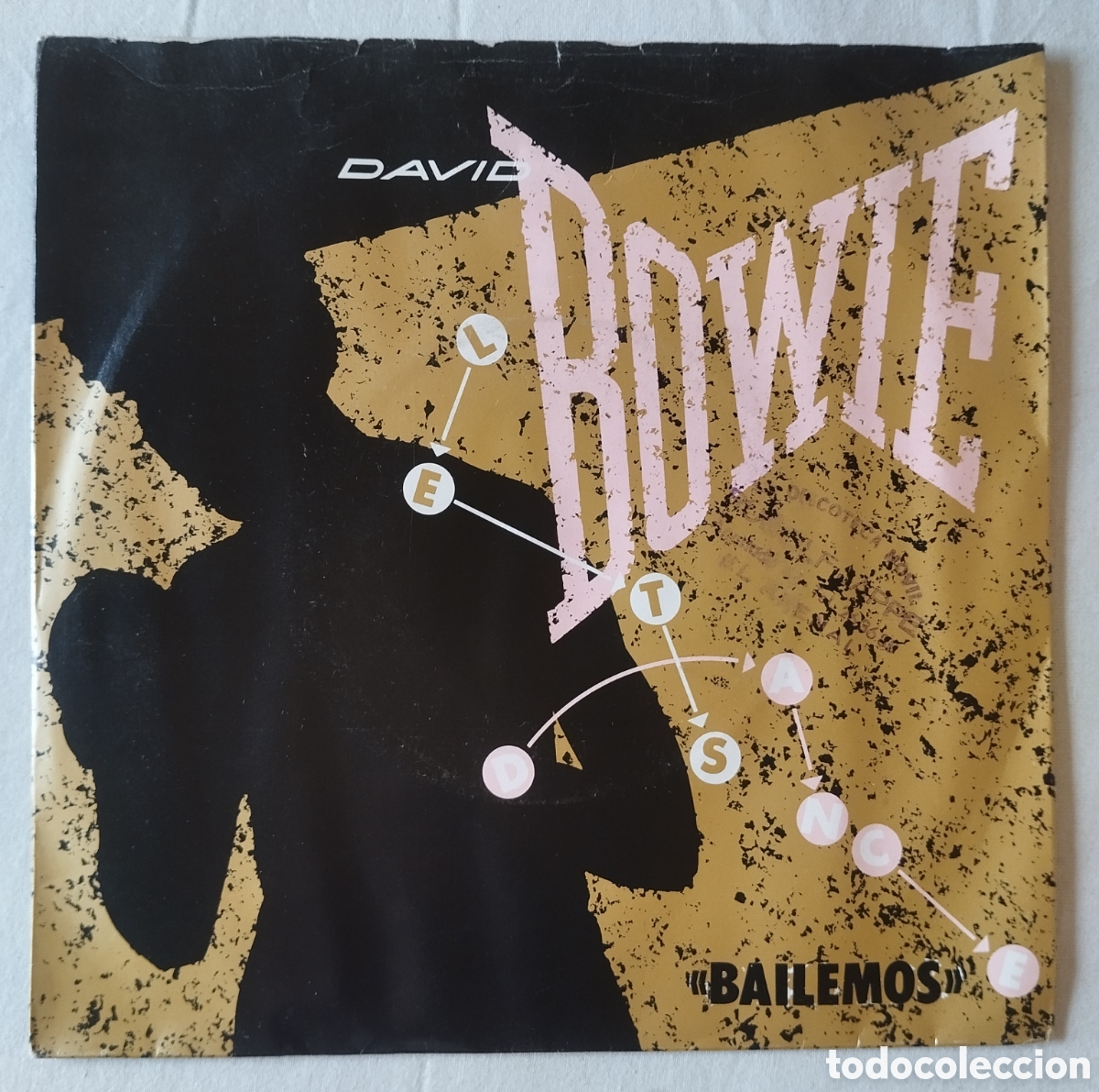 Discos de vinilo: David Bowie - Bailemos - Lets dance - single - Foto 1