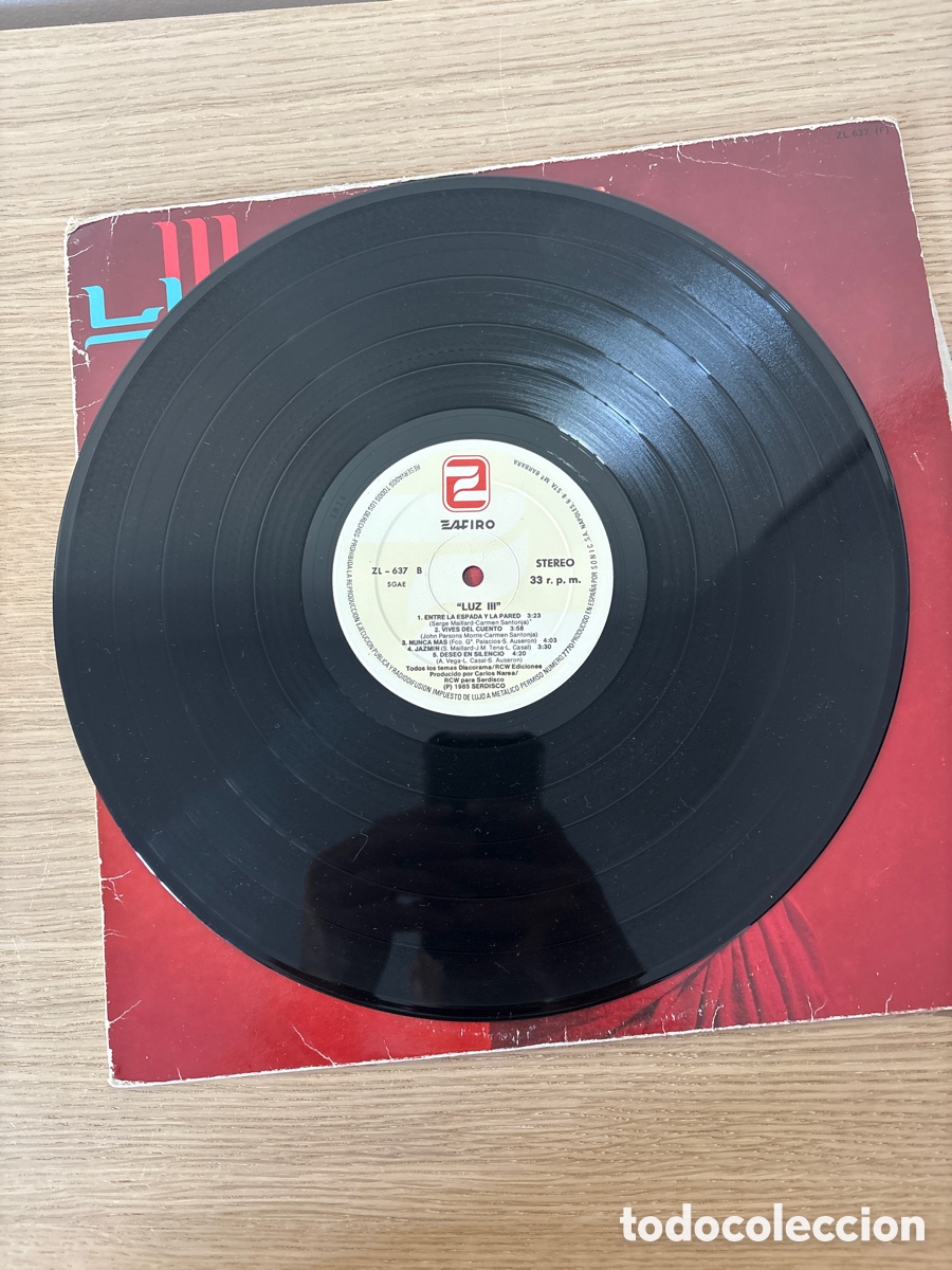Discos de vinilo: Lp vinilo, Luz III (A17) - Foto 2