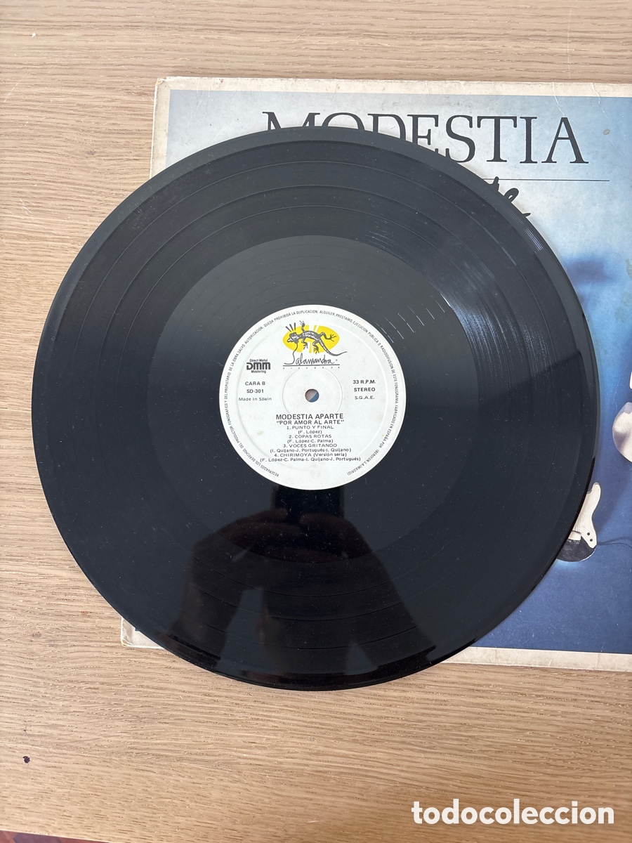 Discos de vinilo: Lp vinilo, Modestia aparte (A17) - Foto 3