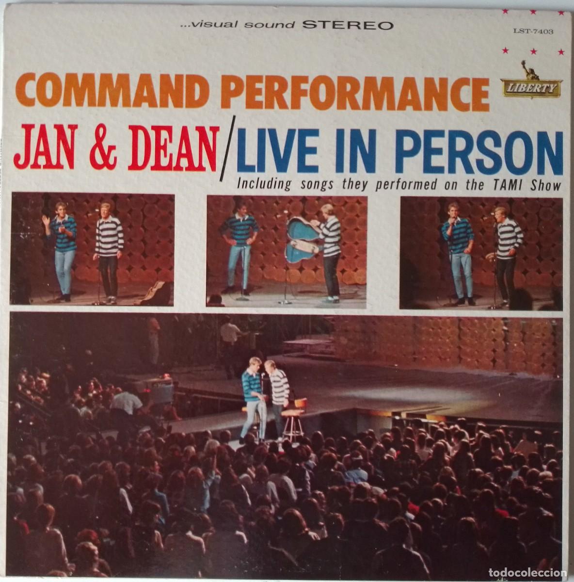 Discos de vinilo: Jan & Dean...Command Performance. (Liberty &lrm;1965) Usa. Surf. - Foto 1
