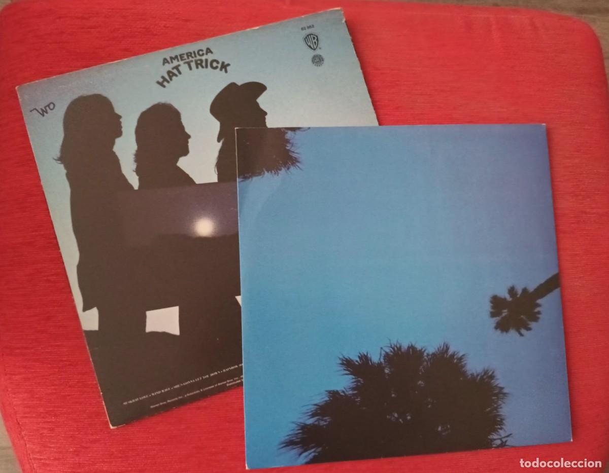 Discos de vinilo: AMERICA - HAT TRICK - LP - Foto 4