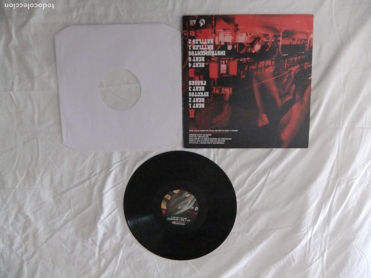 Discos de vinilo: ACCION SANCHEZ Y JEFE DE LA M PRESENTAN MANUAL BREAKS - Foto 2