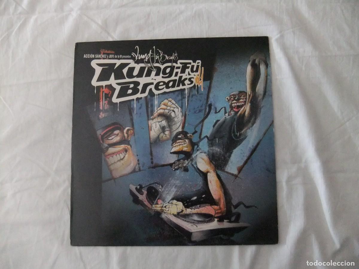 Discos de vinilo: ACCION SANCHEZ Y JEFE DE LA M PRESENTAN KUNG FU BREAKS - Foto 1