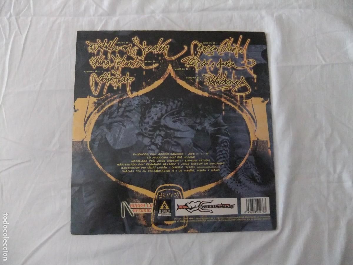 Discos de vinilo: ACCION SANCHEZ Y JEFE DE LA M PRESENTAN KUNG FU BREAKS - Foto 2