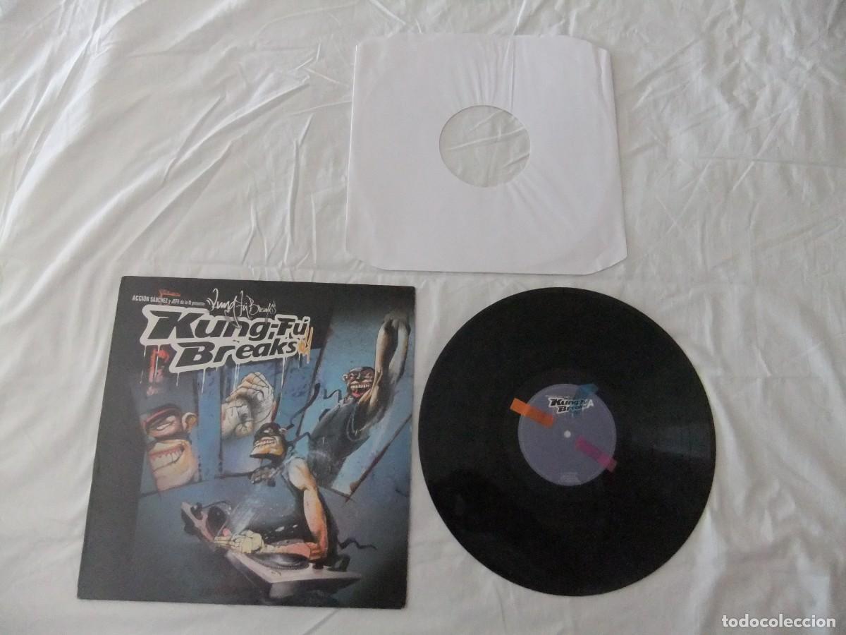Discos de vinilo: ACCION SANCHEZ Y JEFE DE LA M PRESENTAN KUNG FU BREAKS - Foto 5