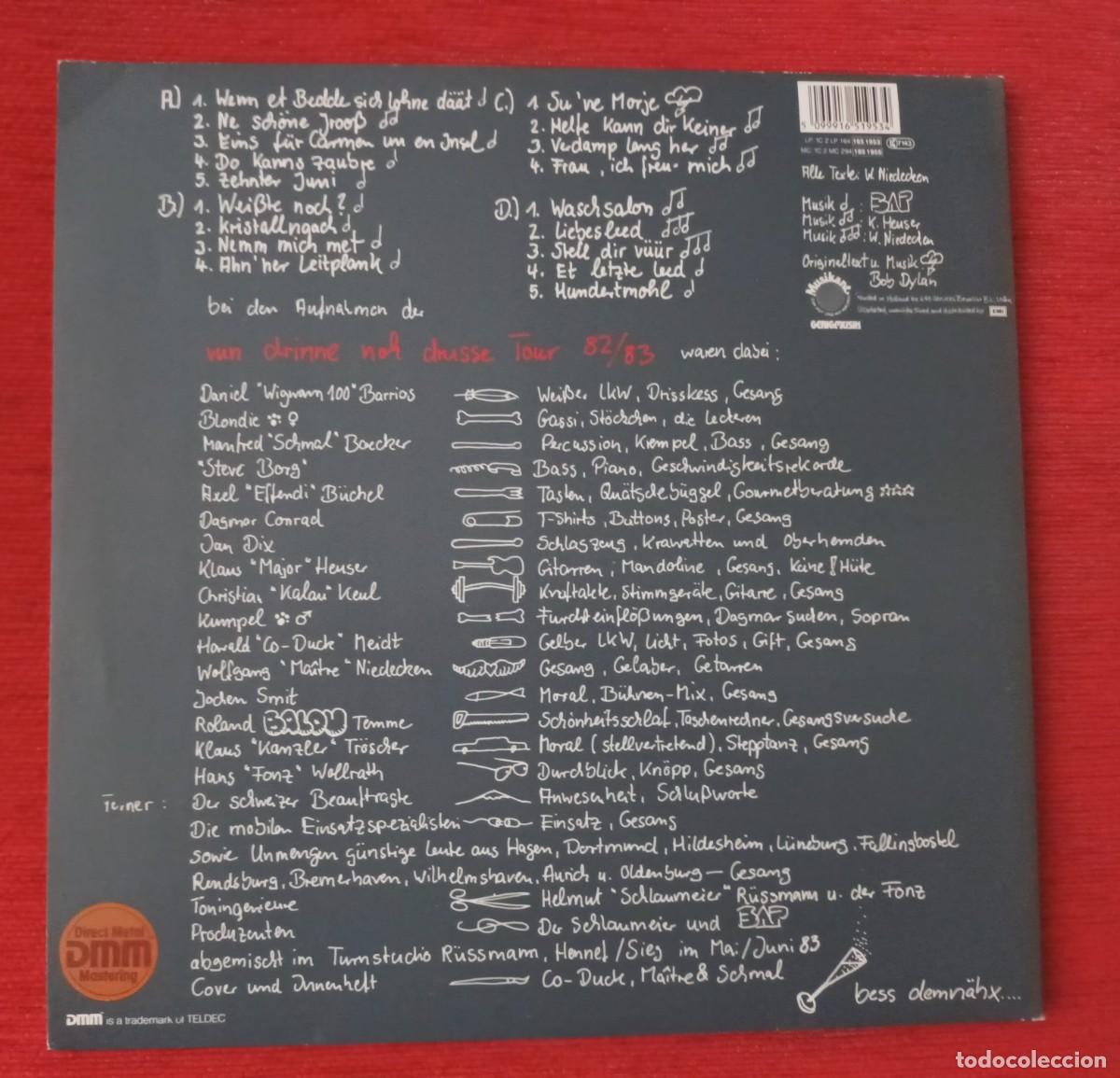 Discos de vinilo: BAP - LIVE (BESS DEMNAHX) - 2 LPS - Foto 2