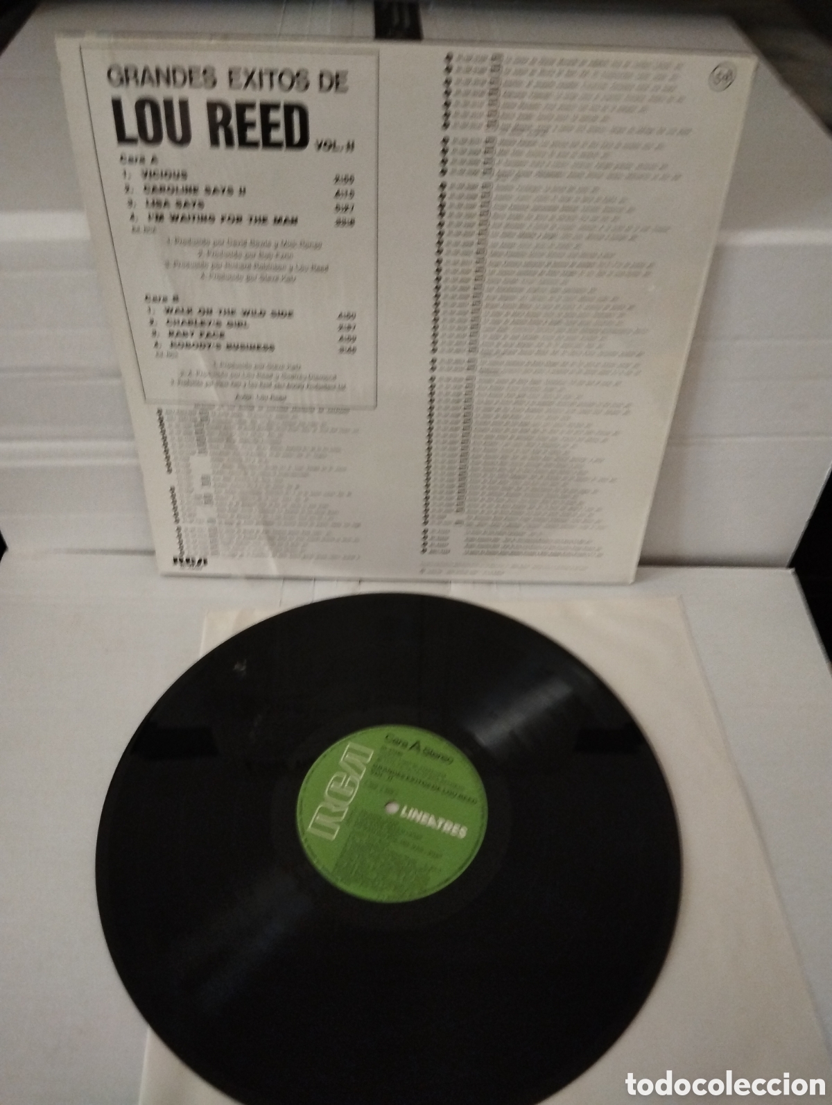 Discos de vinilo: LOU REED, GRANDES &Eacute;XITOS VOL II - Foto 2