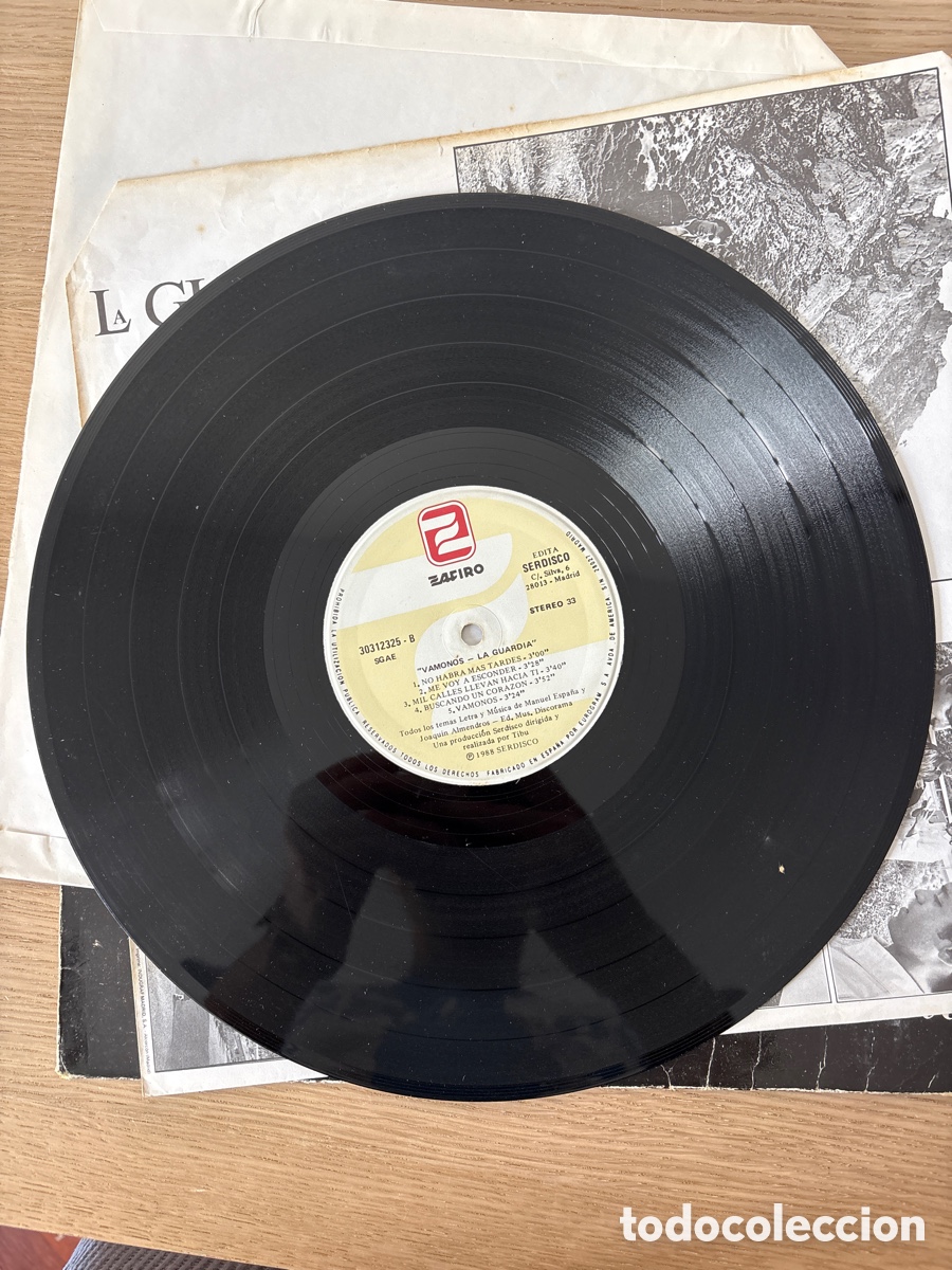 Discos de vinilo: Lp vinilo, La Guardia, V&aacute;monos (A17) - Foto 2