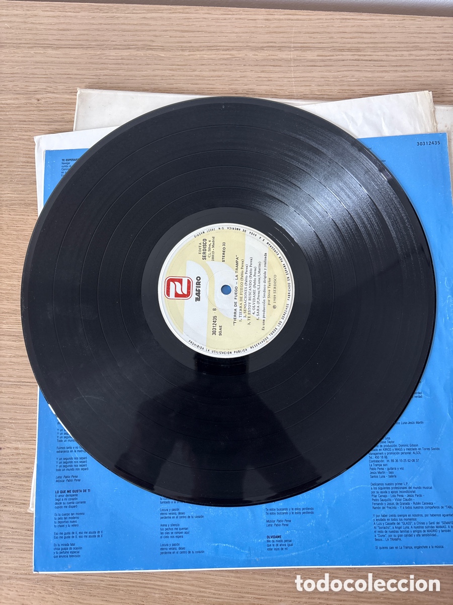 Discos de vinilo: Lp vinilo, La Trampa (A17) - Foto 3