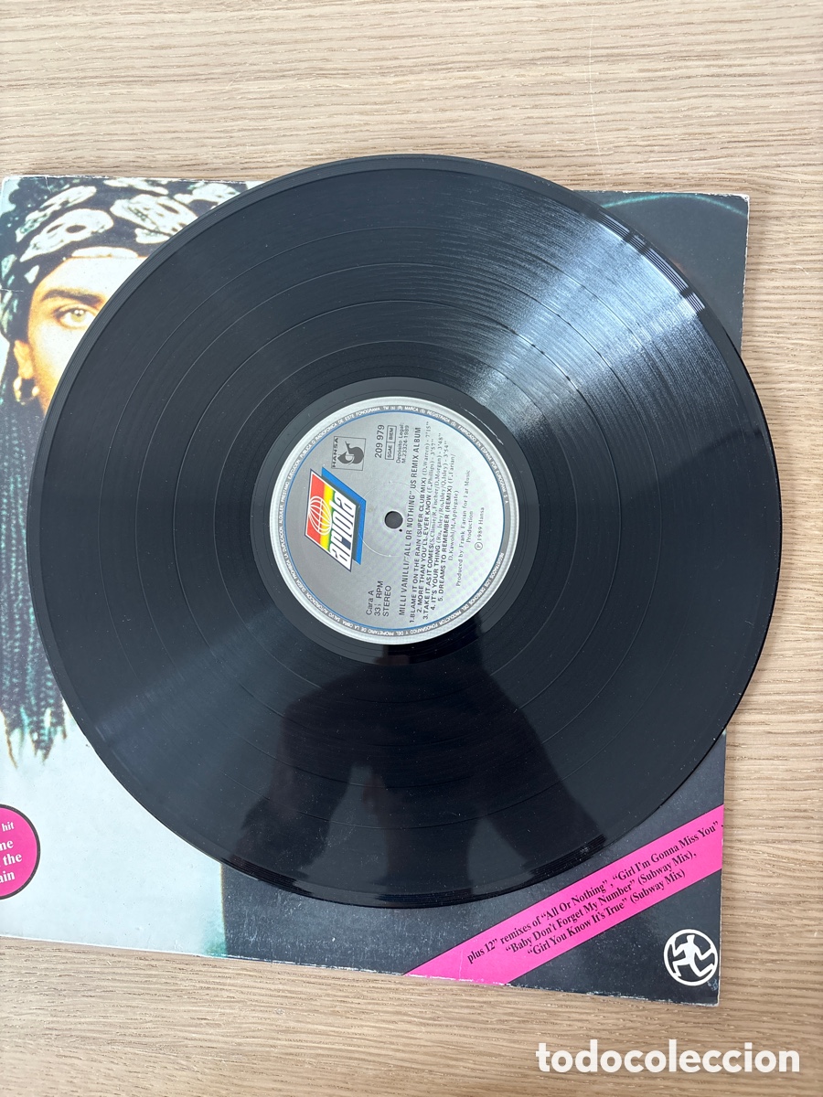 Discos de vinilo: Lp vinilo, Milli Vanilli, All Or Nothing (A17) - Foto 3