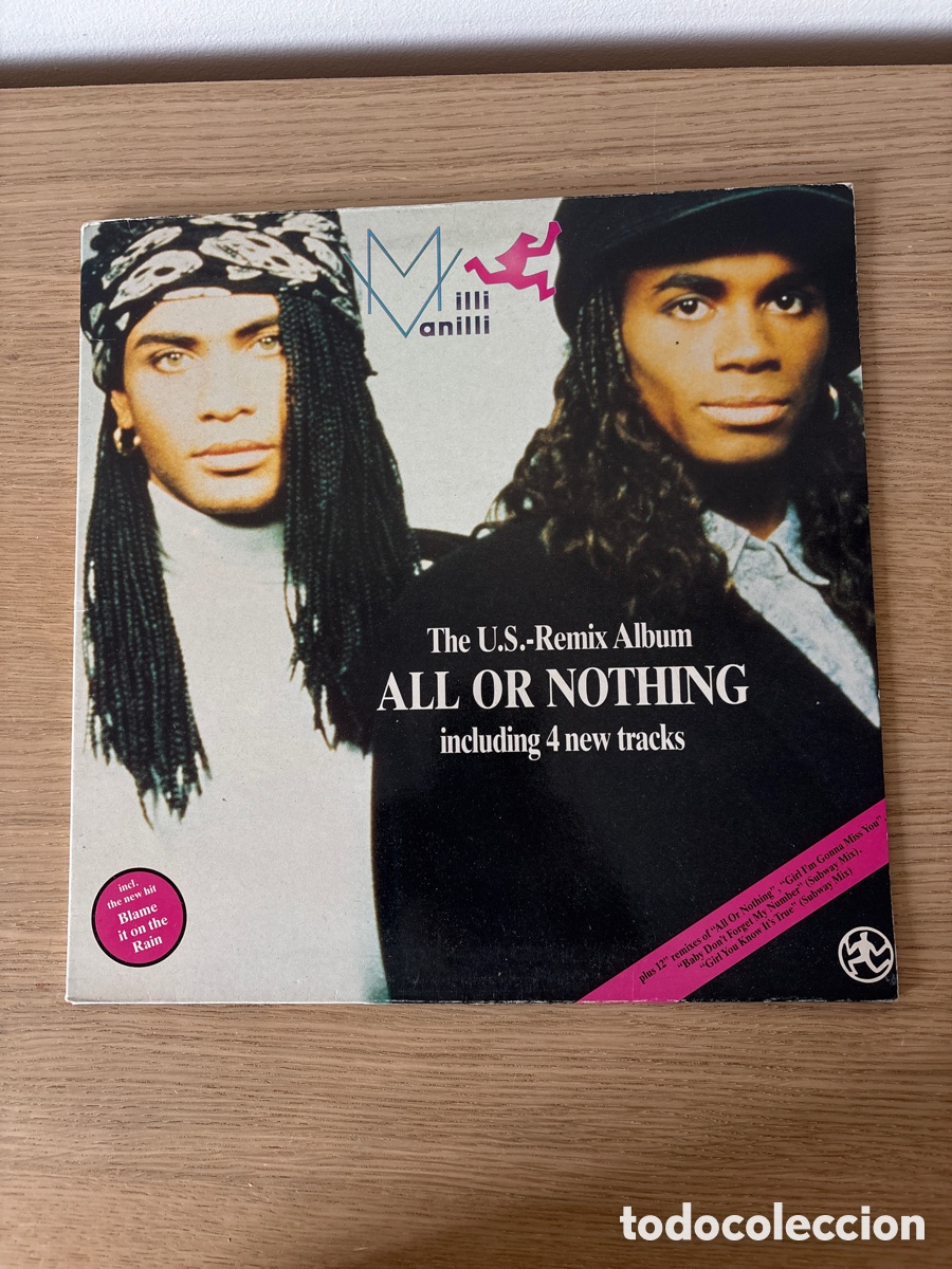Discos de vinilo: Lp vinilo, Milli Vanilli, All Or Nothing (A17) - Foto 1