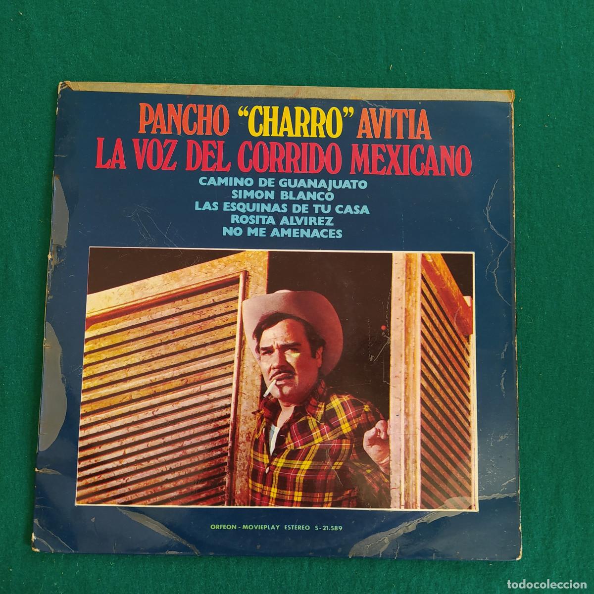Discos de vinilo: Pancho &rdquo;Charro&rdquo; Avitia* &ndash; La Voz Del Corrido Mexicano - Foto 1