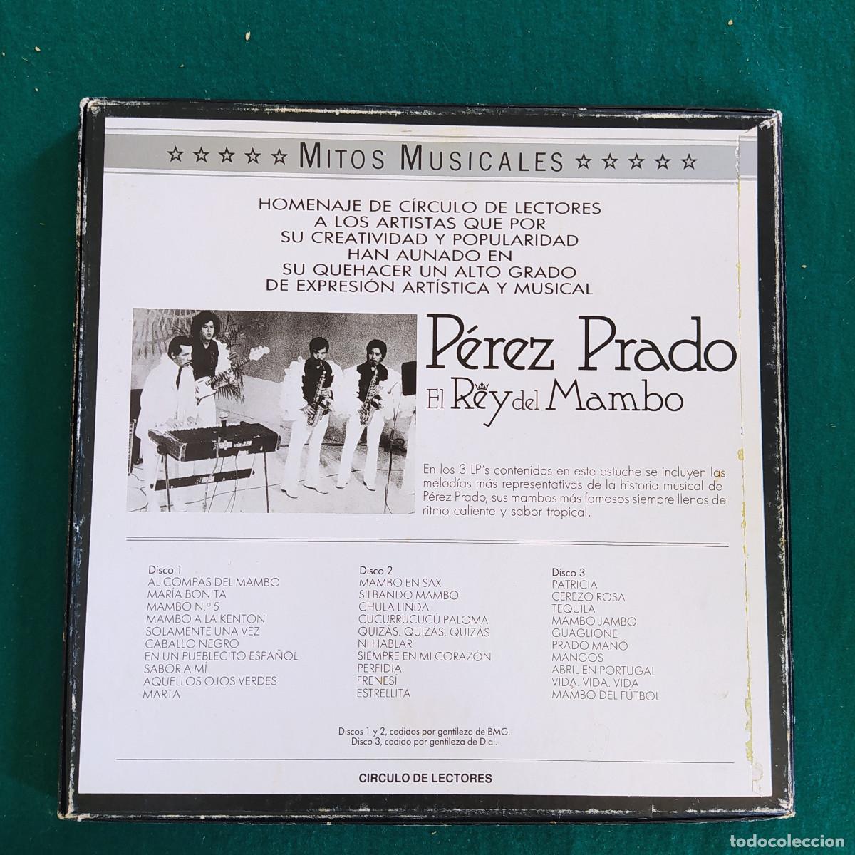 Discos de vinilo: PEREZ PRADO EL REY DEL MAMBO MITOS MUSICALES BOX - Foto 2
