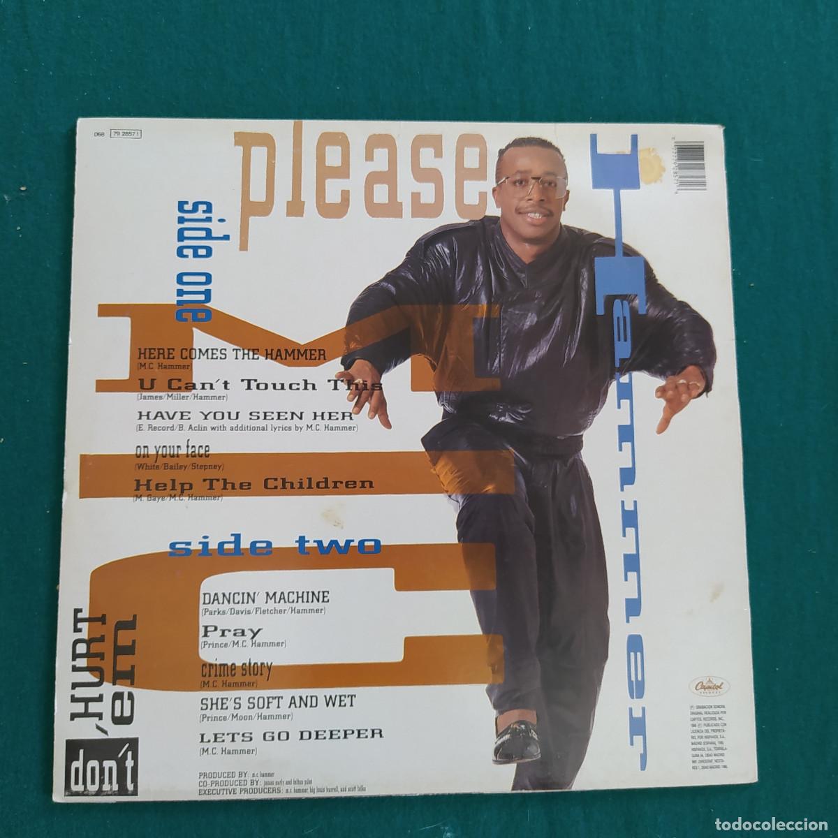 Discos de vinilo: MC Hammer &ndash; Please Hammer Dont Hurt Em - Foto 2