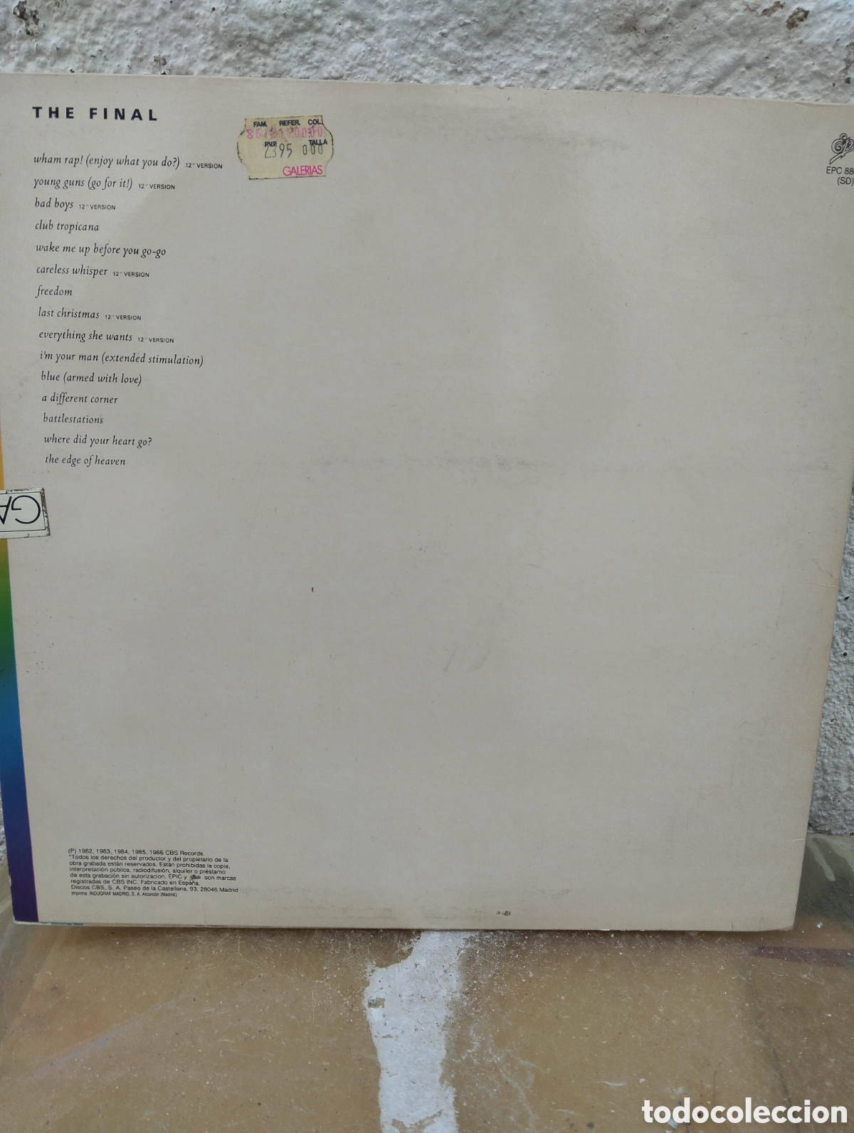 Discos de vinilo: ALBUM DOBLE DE WHAM, THE FINAL - Foto 2