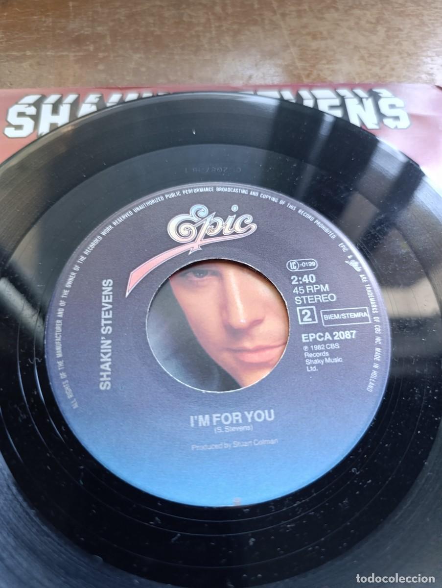 Discos de vinilo: Disco de vinilo single Shakin Stevens &ndash; Shirley - Foto 6