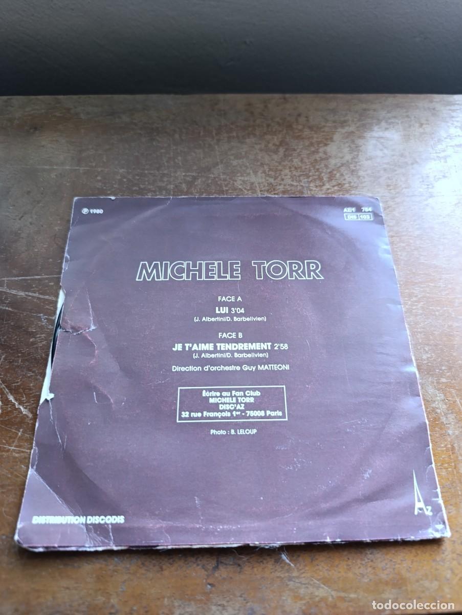 Discos de vinilo: Disco de vinilo single Michele Torr &ndash; Lui - Foto 3