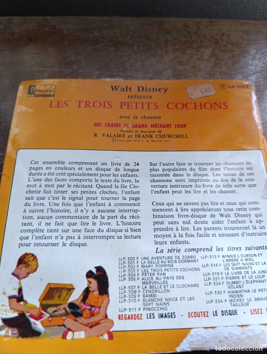 Discos de vinilo: Disco de vinilo single Jacques Duby &ndash; Les Trois Petits Cochons - Foto 4