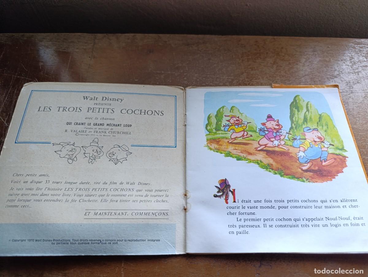 Discos de vinilo: Disco de vinilo single Jacques Duby &ndash; Les Trois Petits Cochons - Foto 6