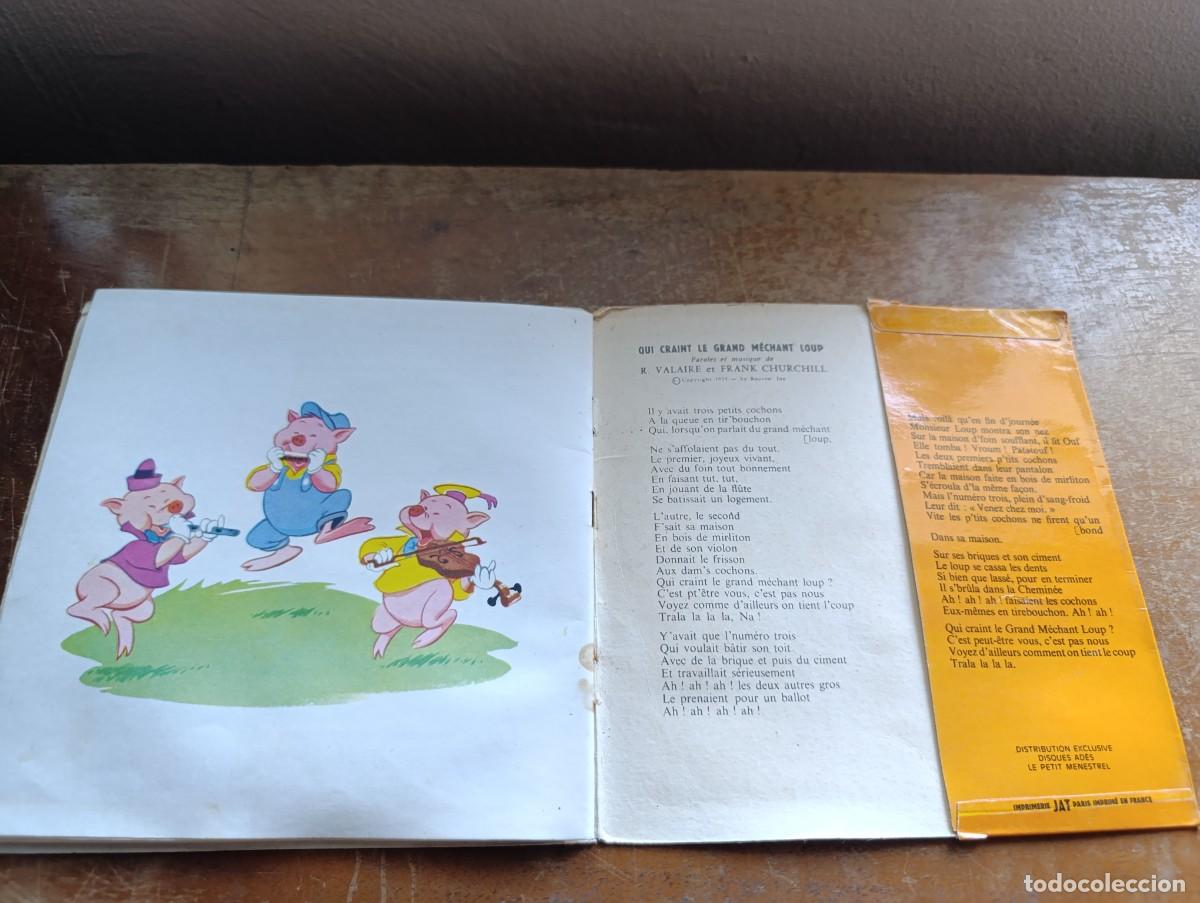 Discos de vinilo: Disco de vinilo single Jacques Duby &ndash; Les Trois Petits Cochons - Foto 9