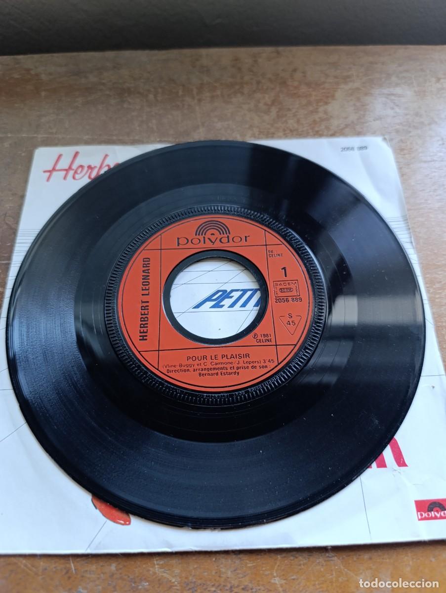 Discos de vinilo: Disco de vinilo single Herbert L&eacute;onard &ndash; Pour Le Plaisir - Foto 5