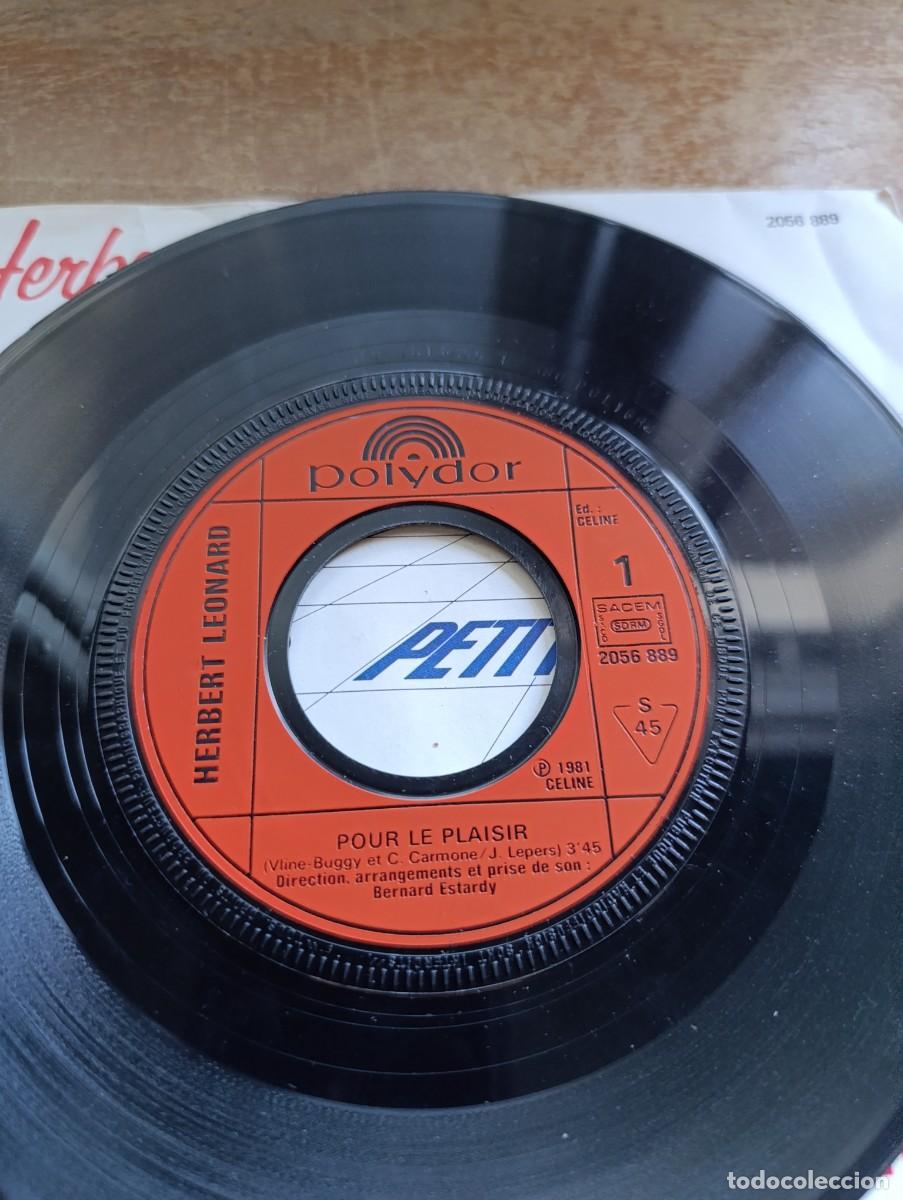 Discos de vinilo: Disco de vinilo single Herbert L&eacute;onard &ndash; Pour Le Plaisir - Foto 6
