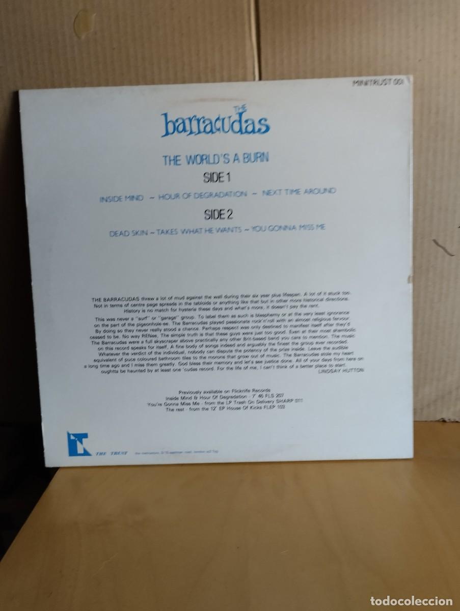 Discos de vinilo: THE BARRACUDAS ----- THE WORLD&acute;S A BURN - Foto 2