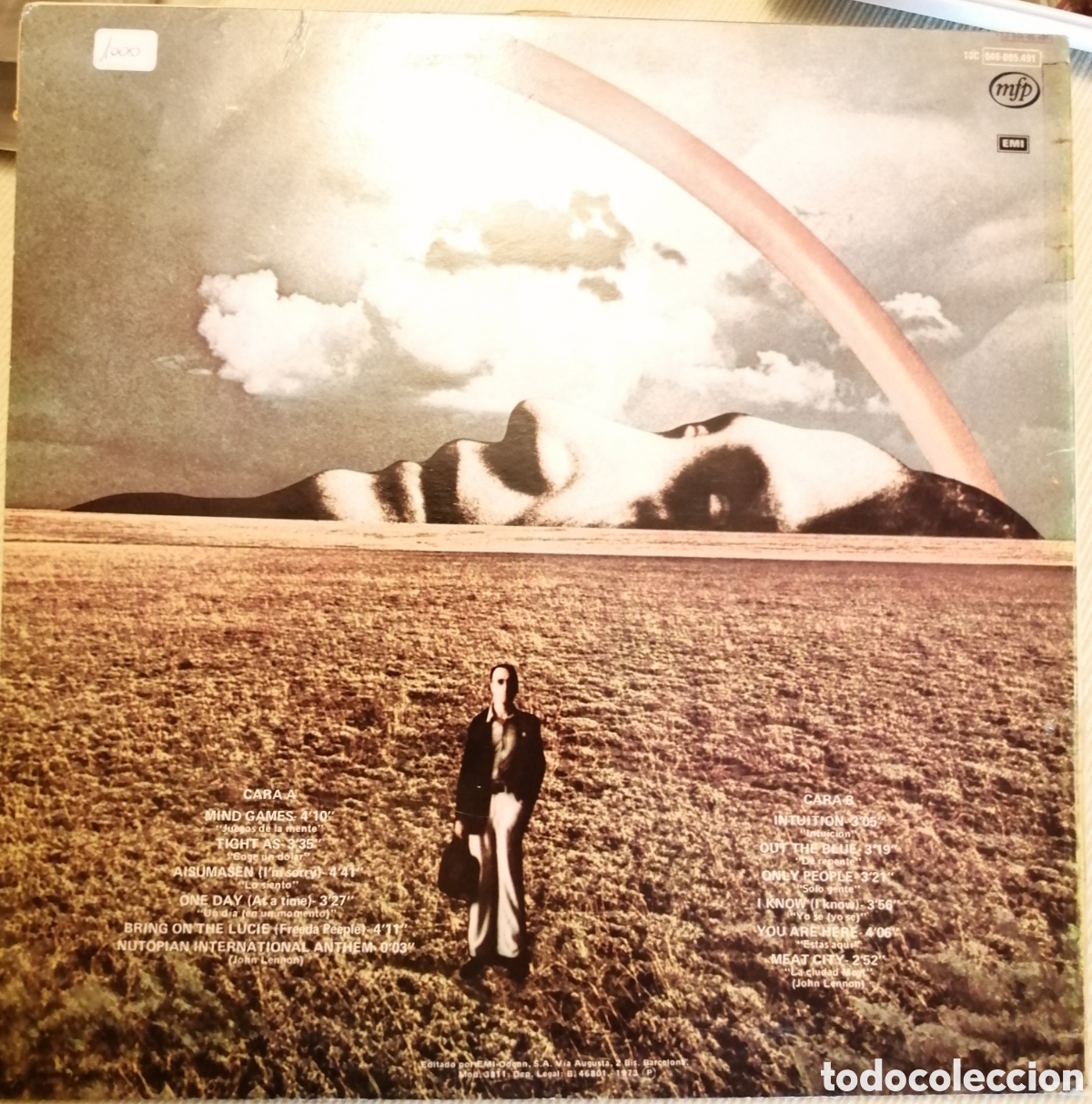 Discos de vinilo: John Lennon - Mind Games / ROCK POP - Foto 2