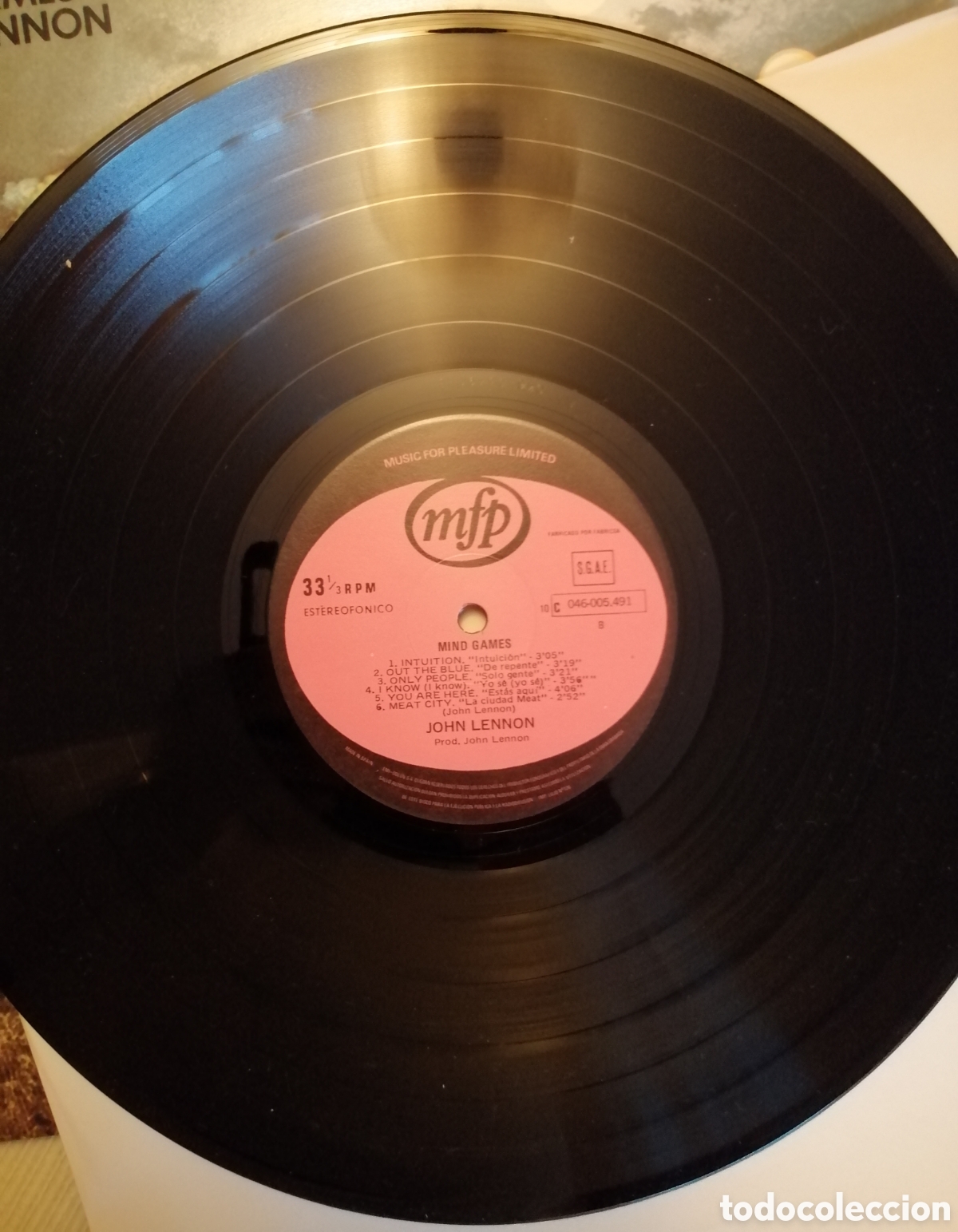 Discos de vinilo: John Lennon - Mind Games / ROCK POP - Foto 3