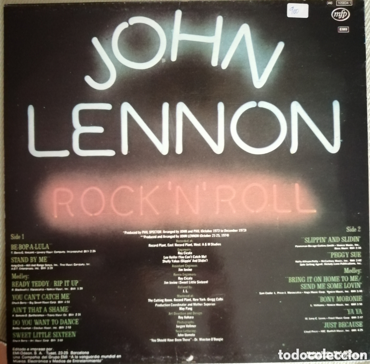 Discos de vinilo: John Lennon - Rock &rdquo;N Roll - Foto 2