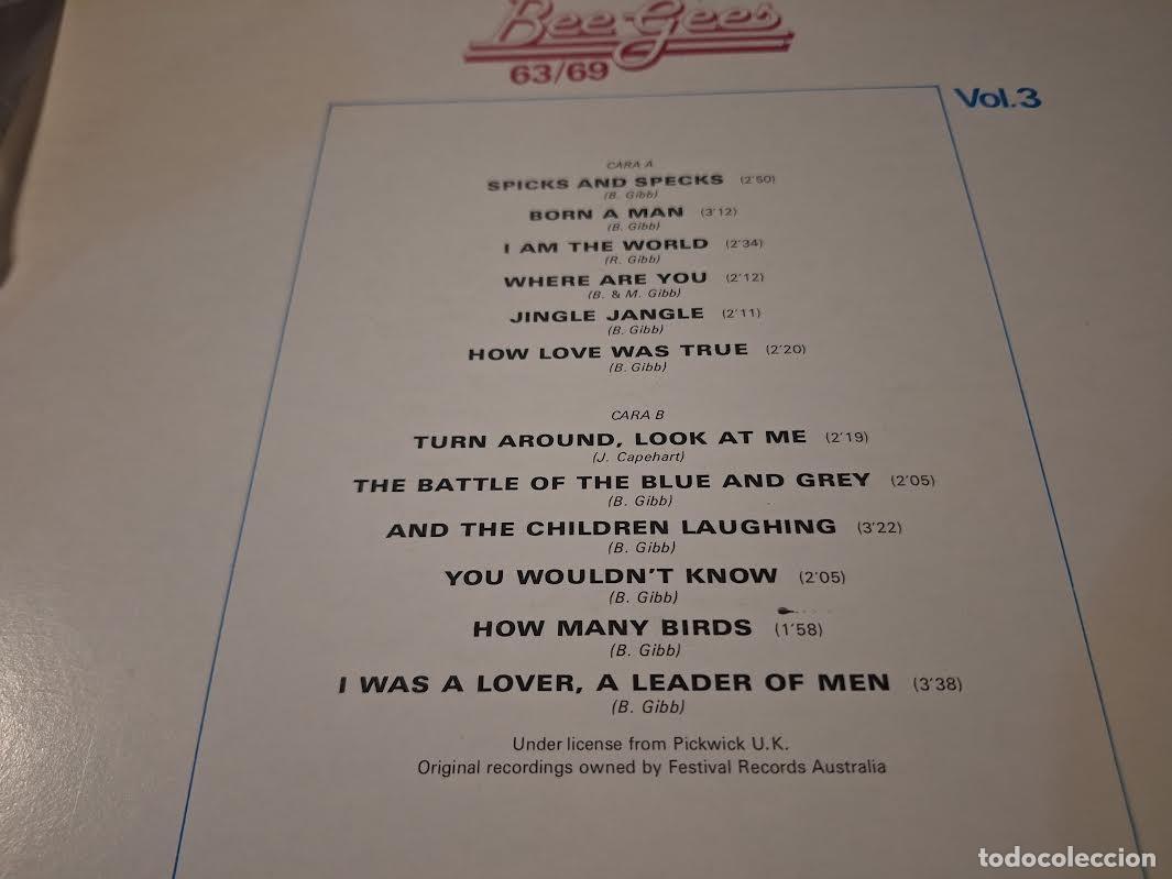 Discos de vinilo: BEE GEES - LOTE DE 5 X LPS LP - POP DISCO - Foto 3