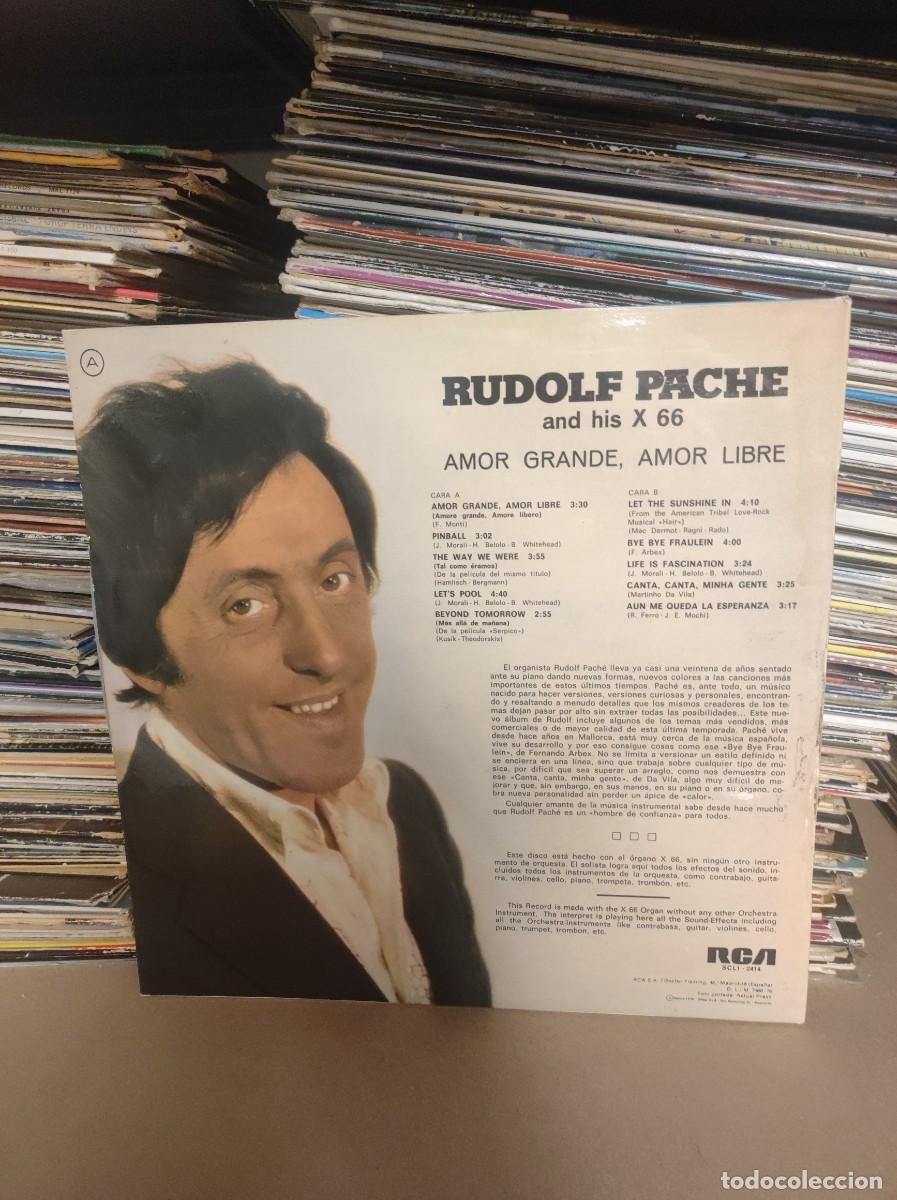 Discos de vinilo: Rudolf Pache &ndash; Amor Grande, Amor LIbre - Foto 2