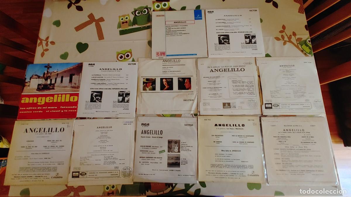 Discos de vinilo: ANGELILLO-LOTE DE 12 EPS DIFERENTES - Foto 2