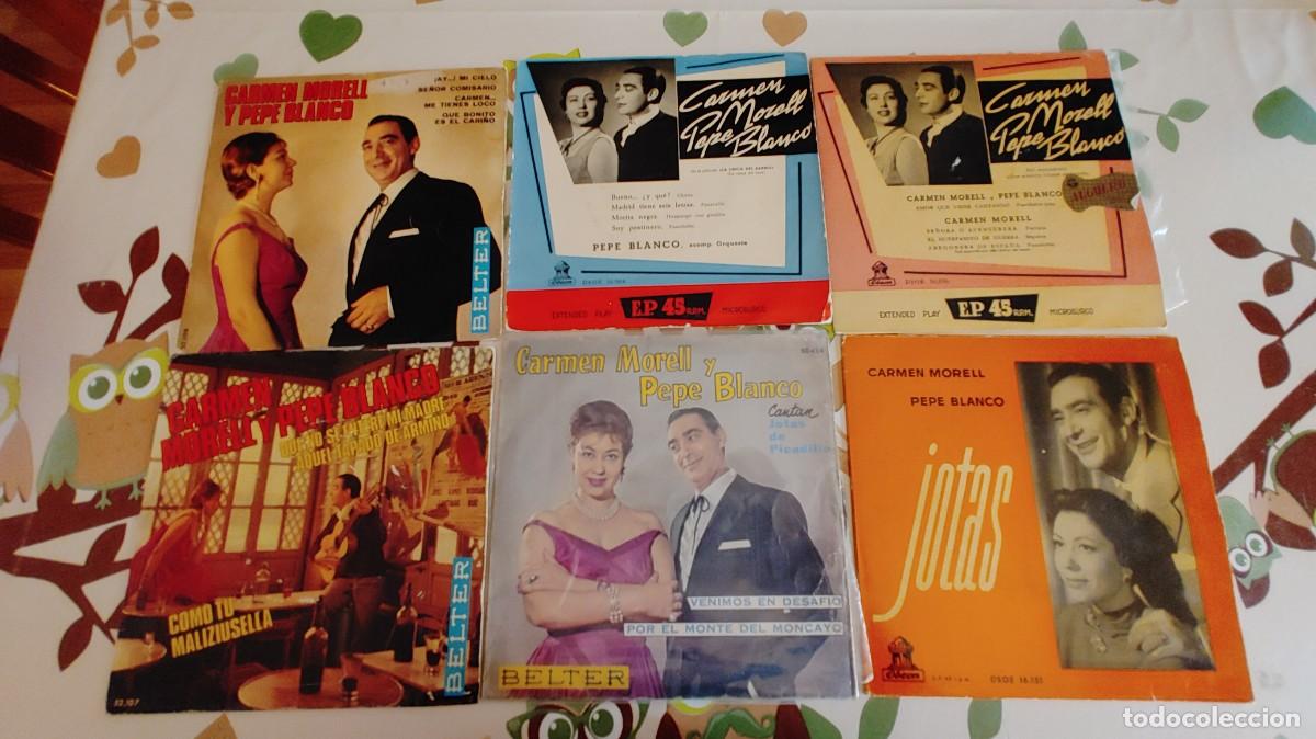 Discos de vinilo: CARMEN MORELL Y PEPE BLANCO-LOTE DE 6 EPS - Foto 1