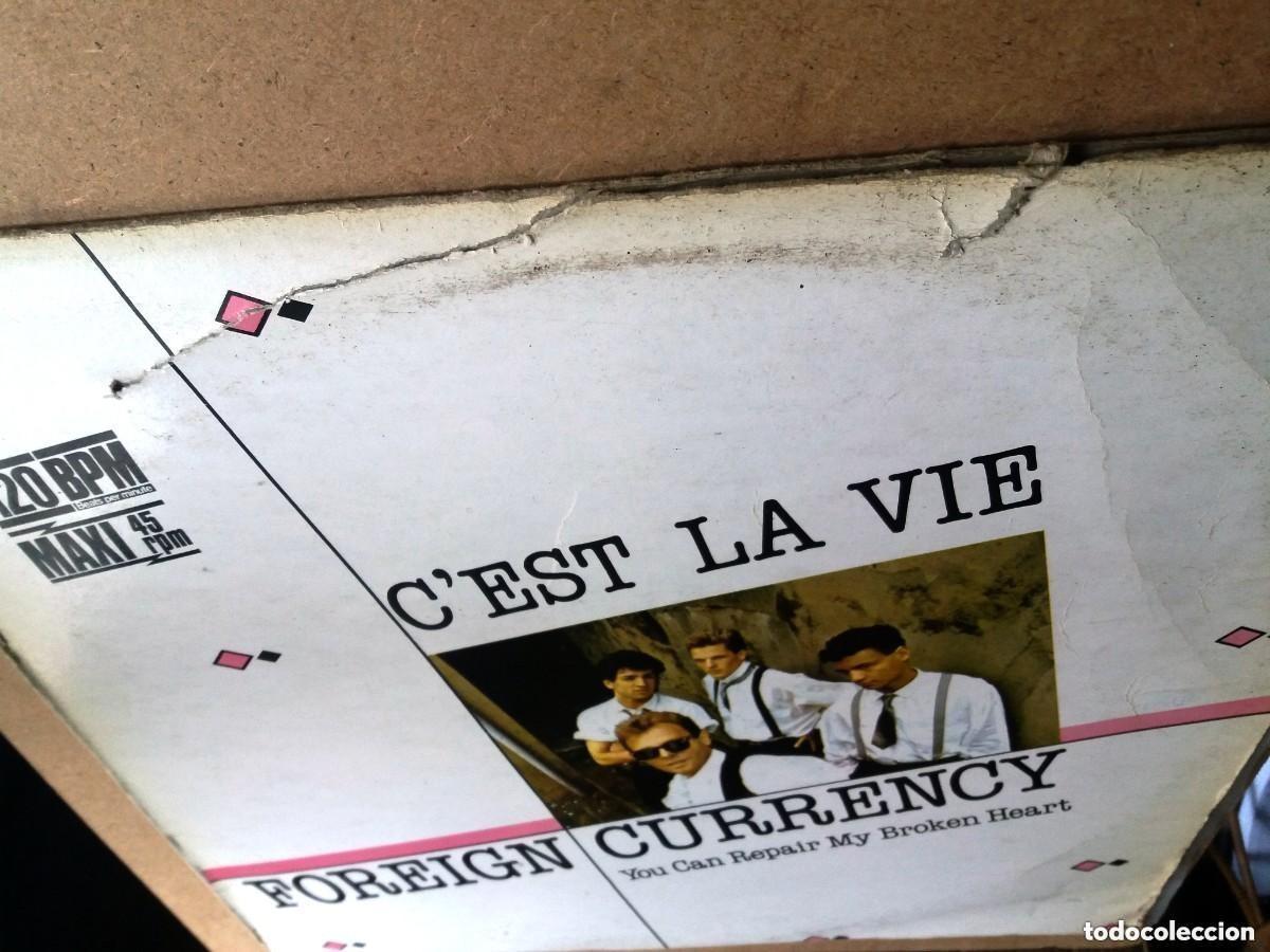Discos de vinilo: FOREIGN CURRENCY / CEST LA VIE / MAXI-SINGLE 12 PULGADAS - Foto 6